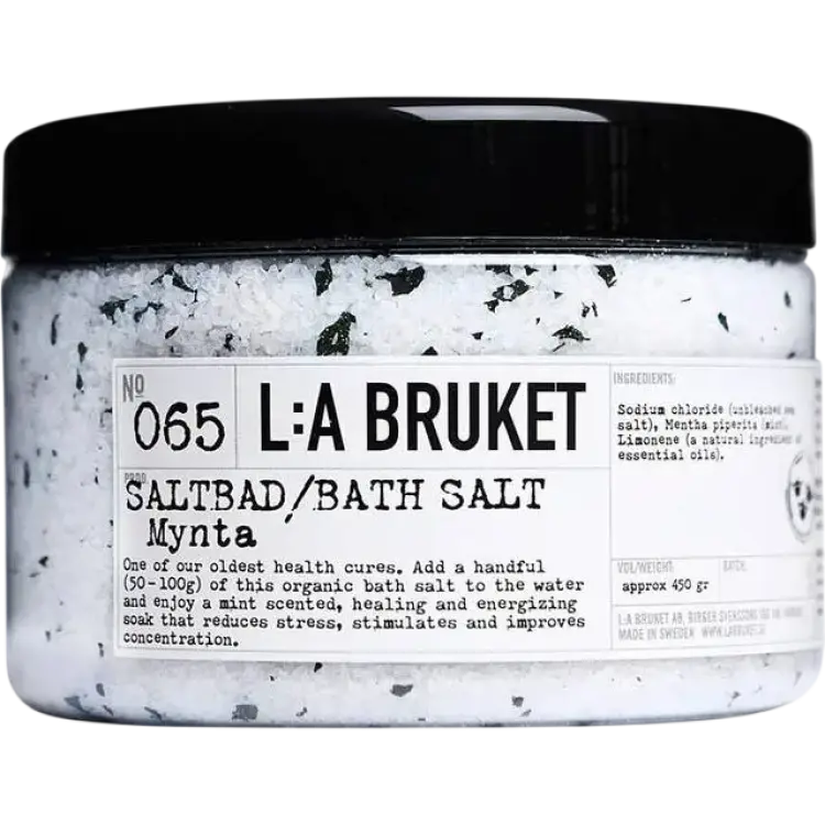 L:A Bruket 065 Bath Salt Mynta 450g