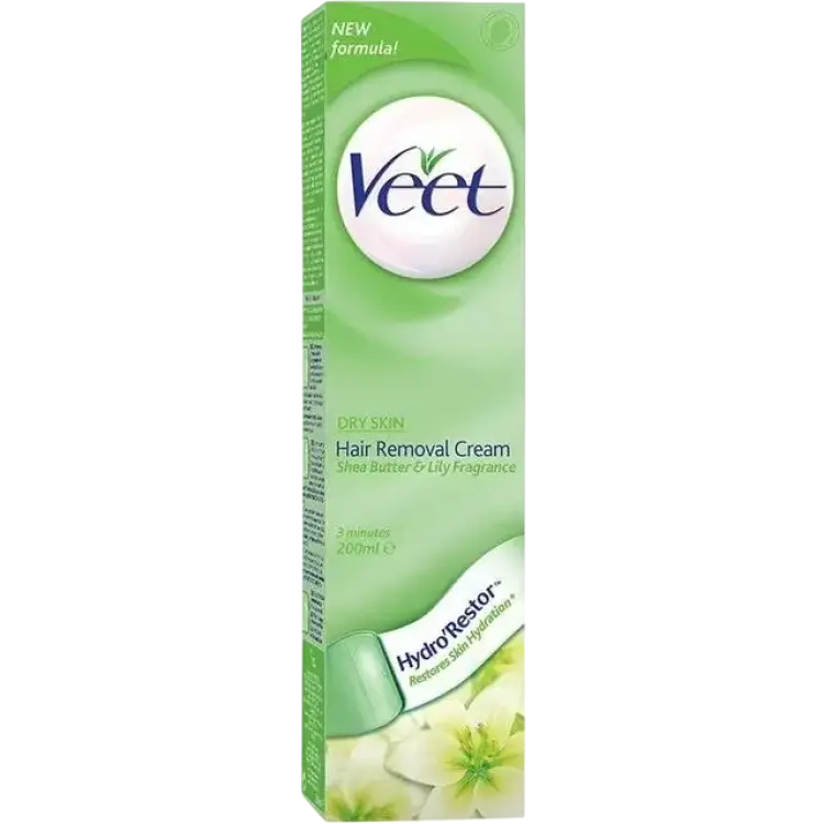 Veet Hårborttagningskräm Shea Butter & Lily 200ml