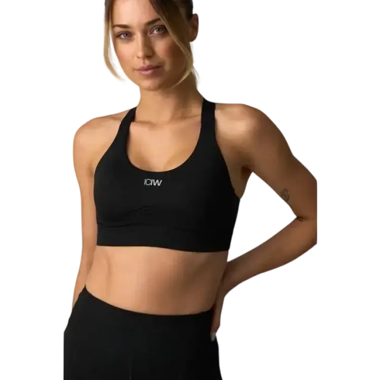 ICANIWILL Essential High Intensity Sports Bra - Black