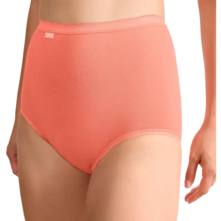 Sloggi Basic Plus Maxi Colored 3-pack - Terrakotta/Rost/Vit