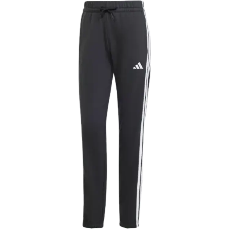 adidas Essentials 3-Stripes French Terry Cuffed Joggers - Black/White