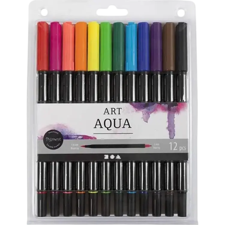 Creativ Company Art Aqua Akvarell Tusch Bas Färger 12-pack
