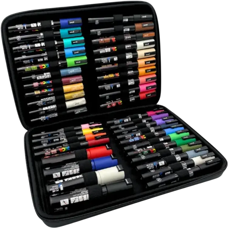 Uni Posca Marker Set 40 Akrylpennor Linjebredd