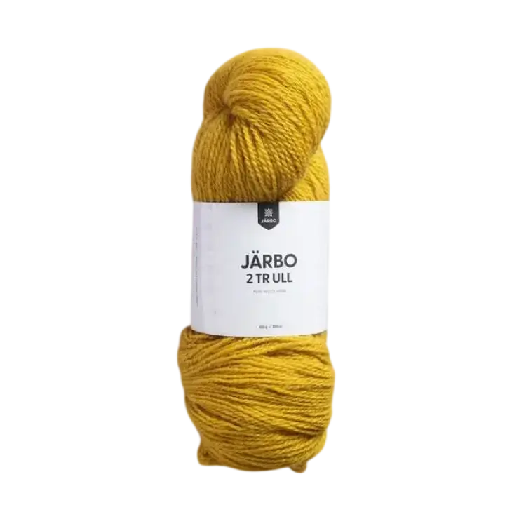 Järbo Järbo 2 trådig Ullgarn 100g Sunflower