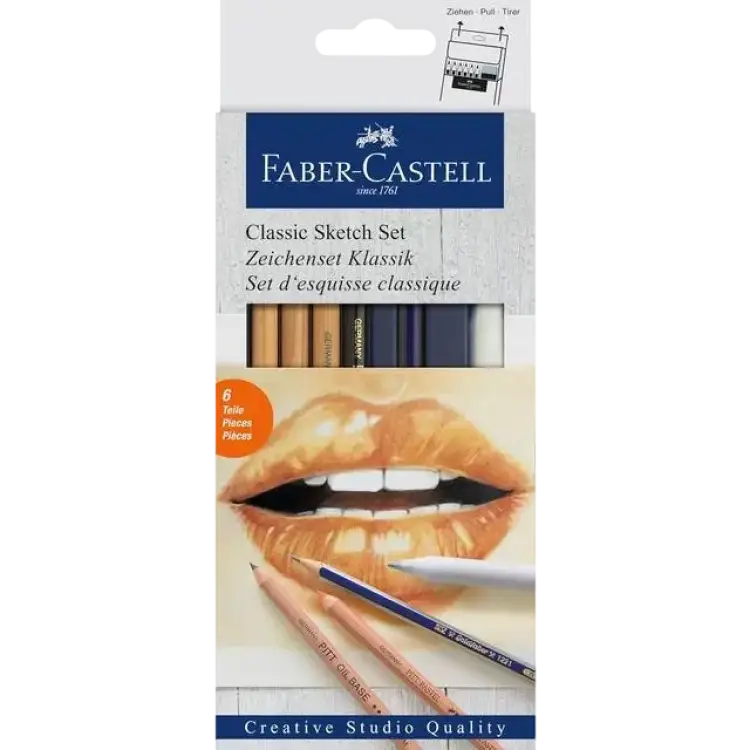 Faber-Castell Classic Sketch Set 6-pack