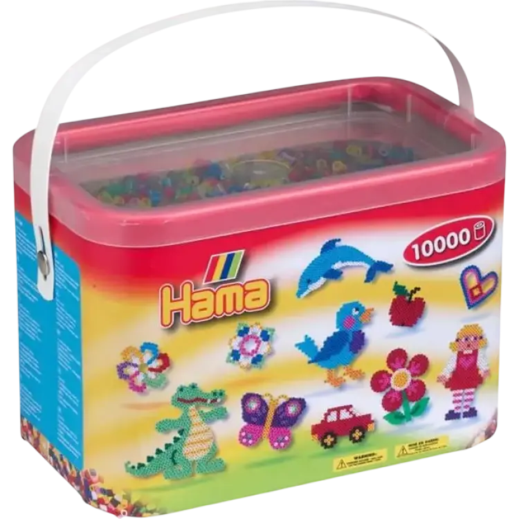 Hama Midipärlor i hink 10.000 st Mix 53