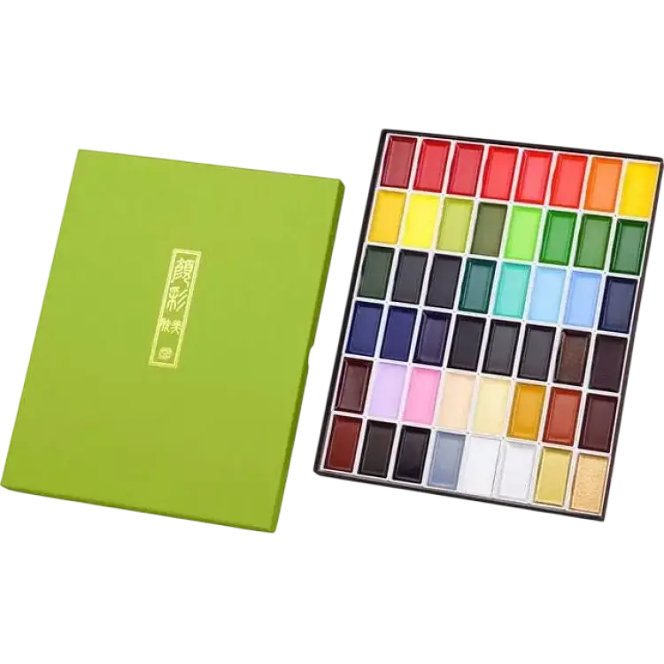 Kuretake Zig Gansai Tambi Watercolors Set 48 Colors