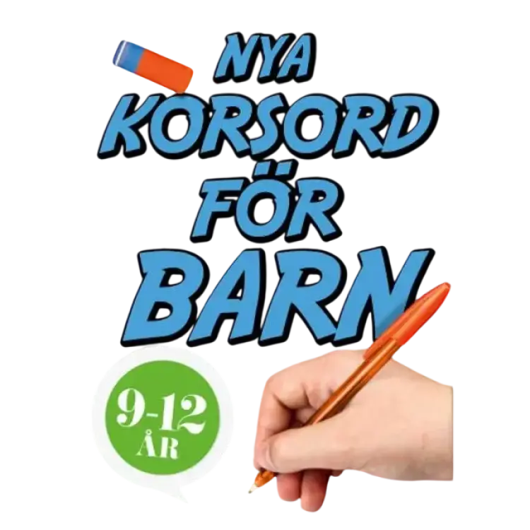 Nya korsord för barn 9-12 år