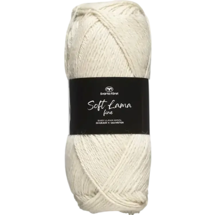 Svarta Fåret Soft Lama Fine Garn 166m