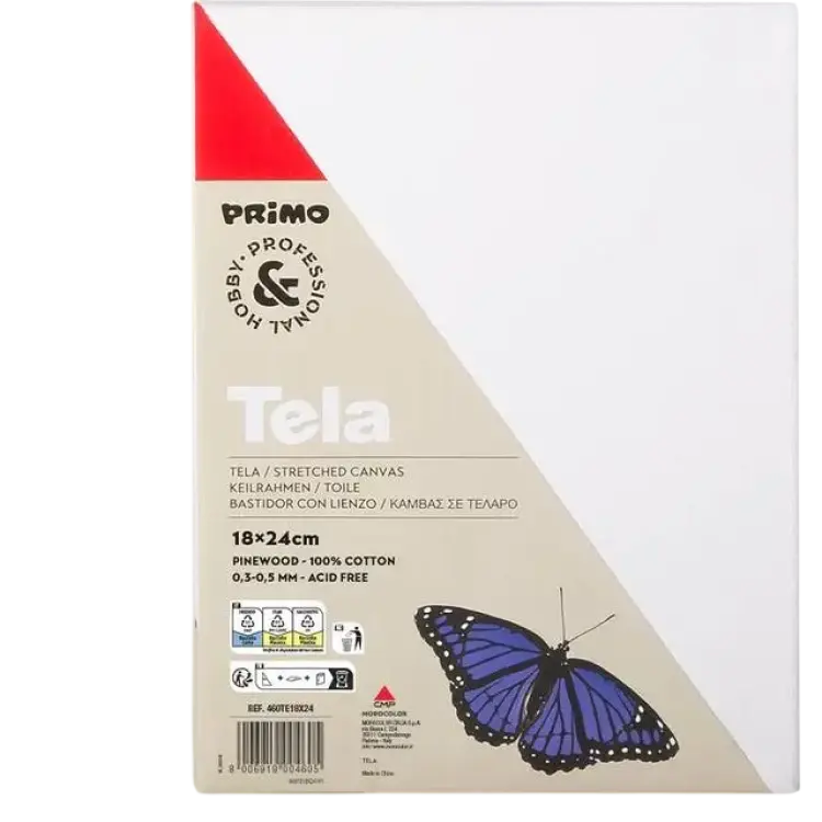 Primo Målarduk Bomull 18 x 24 cm