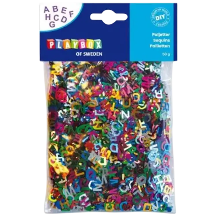 PlayBox Paljetter alfabet