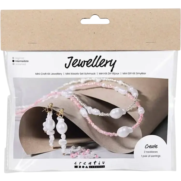Creativ Company Mini Craft Kit Rosa Vit