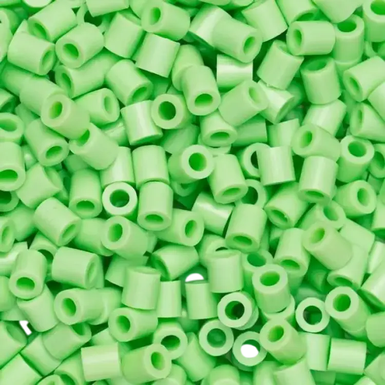 Panduro Rörpärlor Midi 1000 st Pastellgrön Ø5 mm