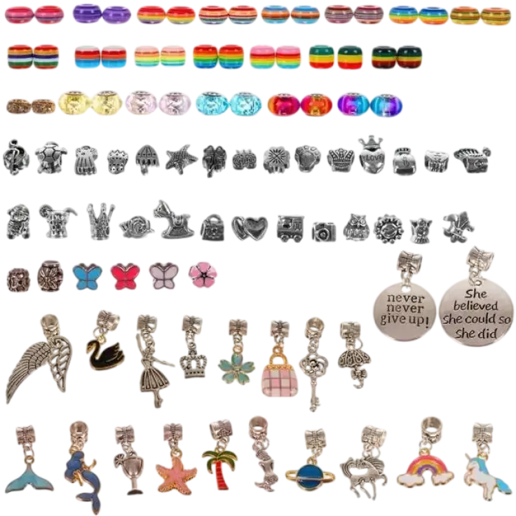 Northix Set för Smyckestillverkning Pärlor och Berlocker