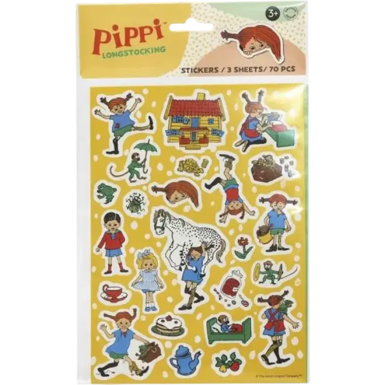 Pippi Långstrump Klistermärken