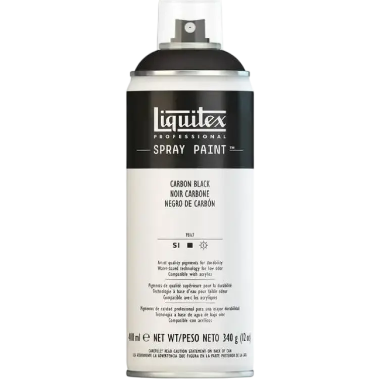 Liquitex Professional Spray Paint Carbon Black 400ml