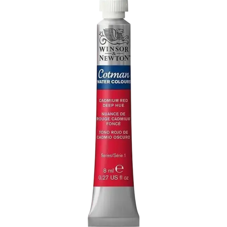 Winsor & Newton Winsor & Newton Cotman akvarellfärg 8 ml tub – Cadmium Red Deep Hue 098