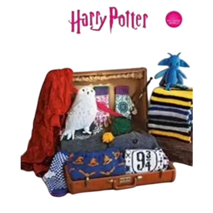 Harry Potter. Magisk stickning: Den officiella boken med Harry Potter-inspirerad stickning (Inbunden)