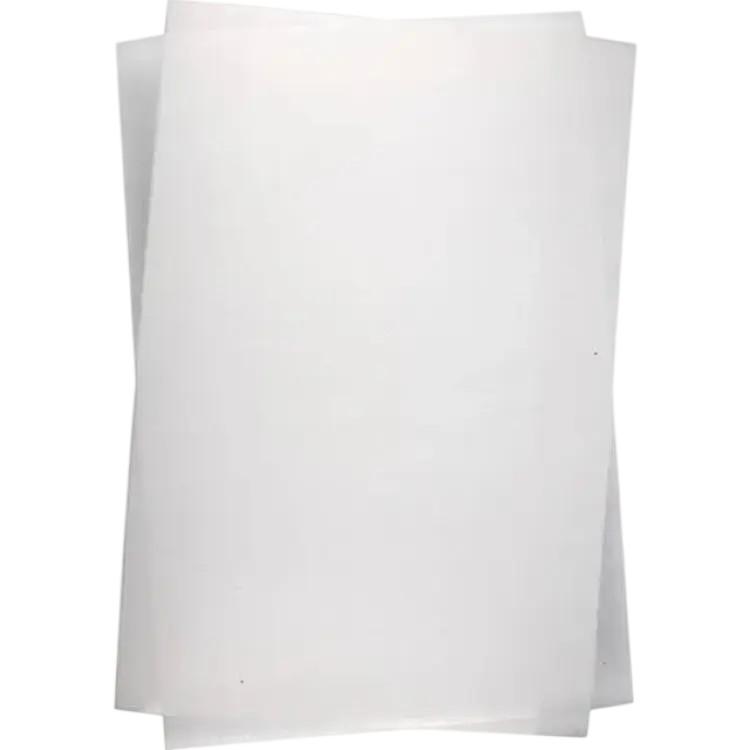 Creativ Company Krympplast, 20x30 cm, tjocklek 0,3 mm, Mattvit, 10 ark/ 1 förp