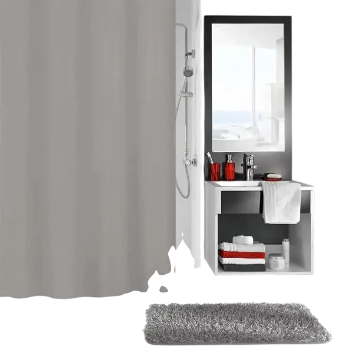 Kleine Wolke Duschdraperi Kito Schiefer