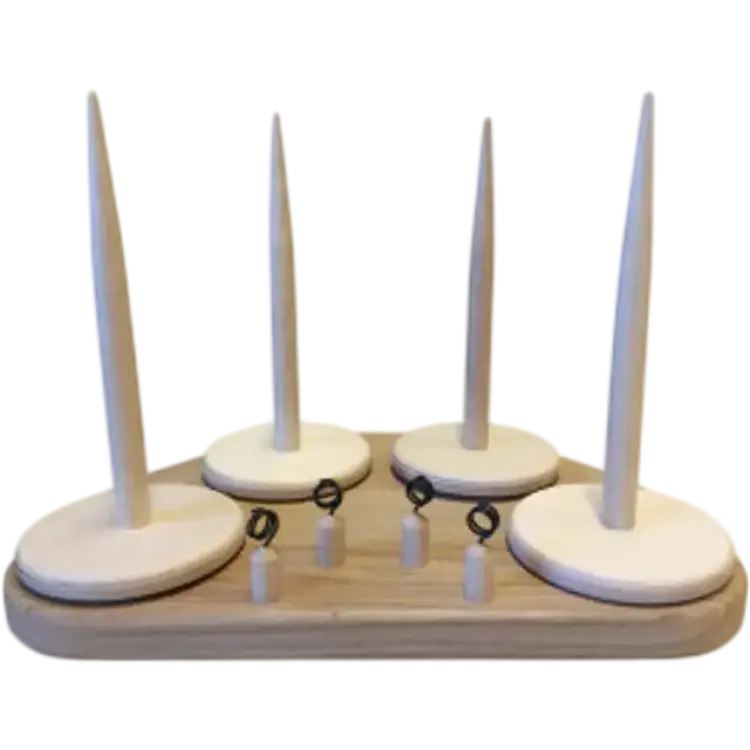 Garnhållare Trä till 4 Garner 25 cm