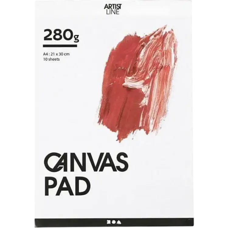 Creativ Company Artist Line Canvas Pad A4 280g 10 sheets