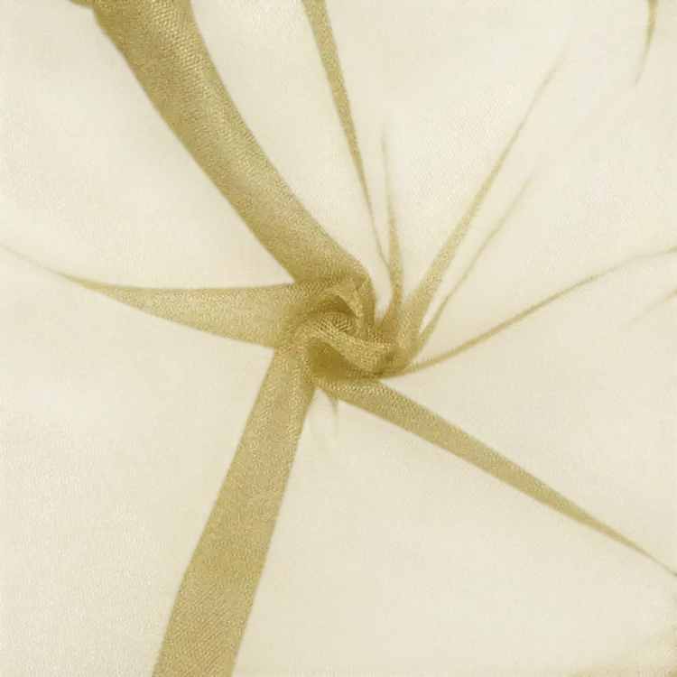 Panduro Hobby Tyll 150 cm x 300 cm Guldfärgad Metallicskimrande Metervara Guld