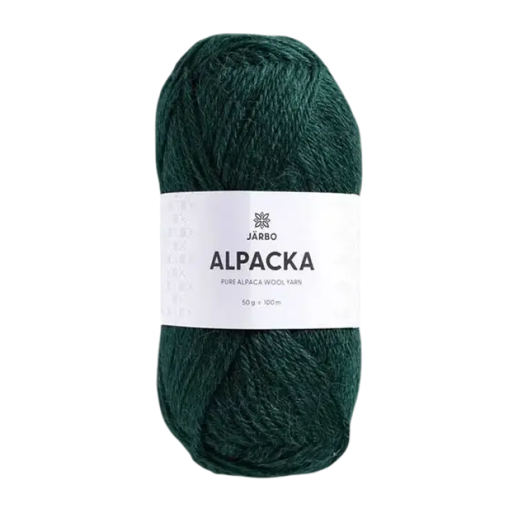 Svarta Fåret Järbo Alpaca Garn 313 Djupgrön