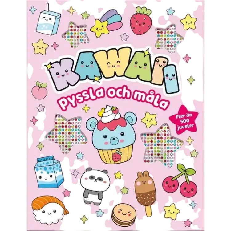 Tukan Förlag Kawaii : Pyssla Och Måla