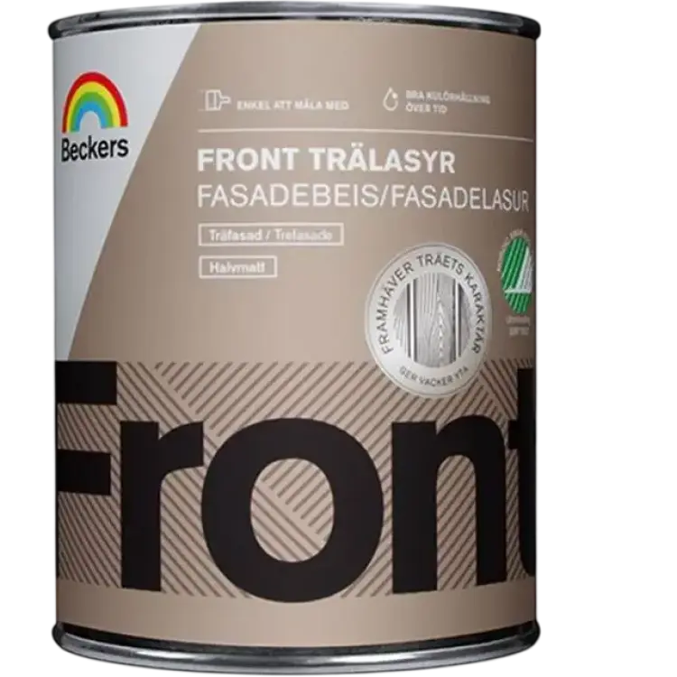 Beckers Front Lasyrfärg Svart 1L