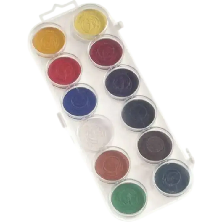 ABA Skol Akvarellfärglåda Wennström 12 färger