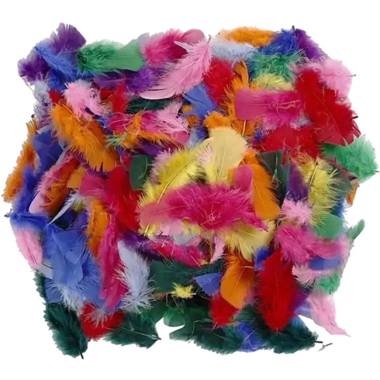 Creativ Company Feathers Multicolour 50g 8cm