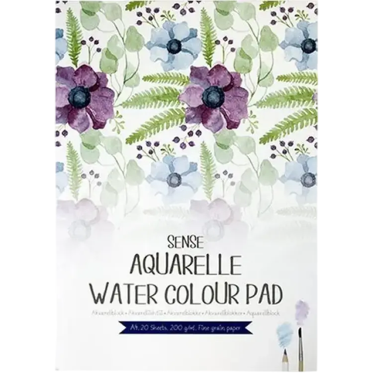 Sense Aquarelle Water Colour Pad A4 200g 20 sheets