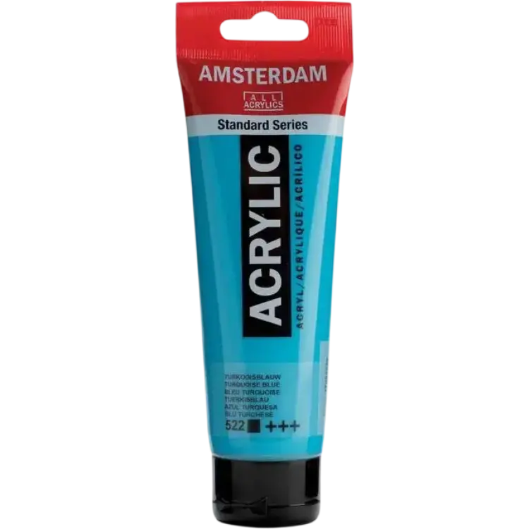 Amsterdam Standard Series Acrylic Tube Turquoise Blue 120ml