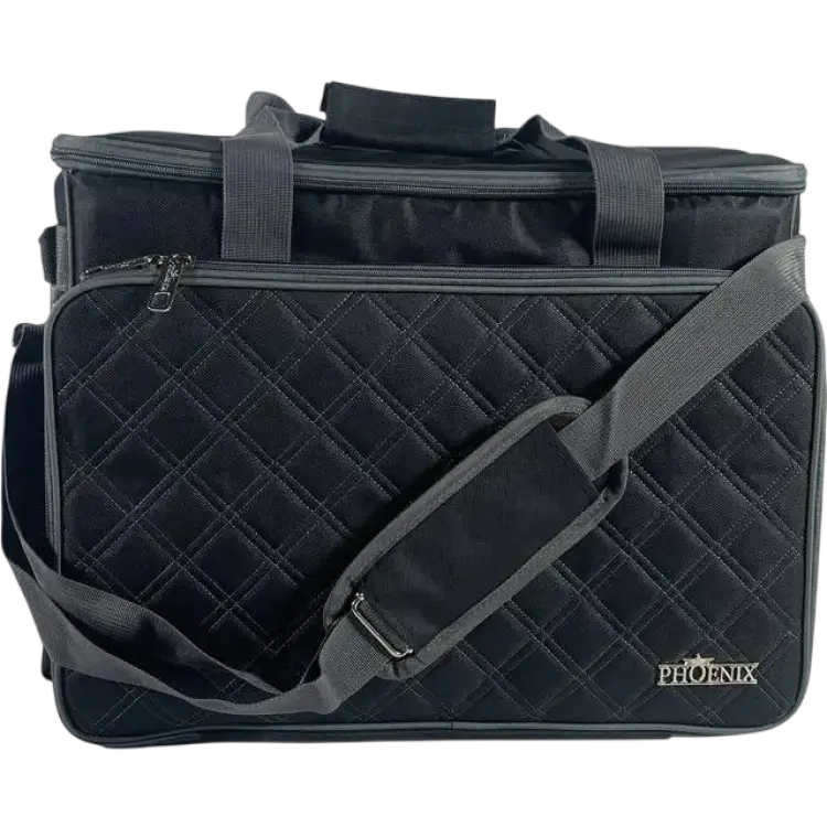 Phoenix Symaskinsväska quiltad svart