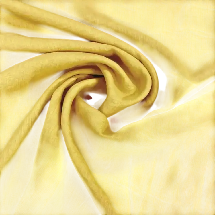 Arvidssons Textil Linnetyg Metervara Gul