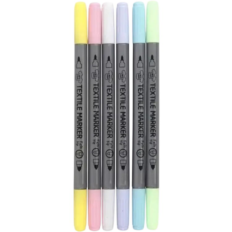 Creativ Company Textile Marker 6-pack