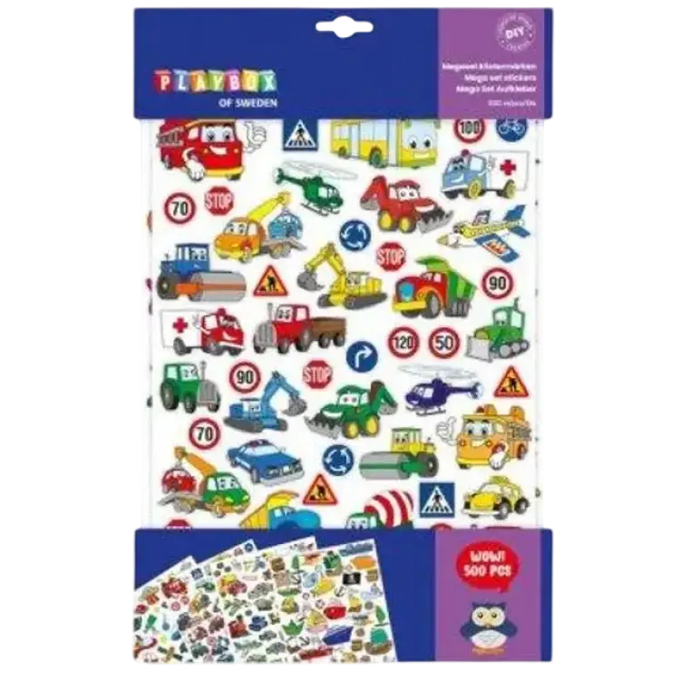 PlayBox Mega Set Klistermærker 500 stk