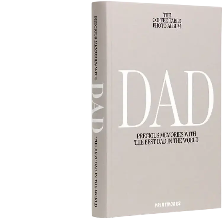 Printworks Fotobok Pappa Grå