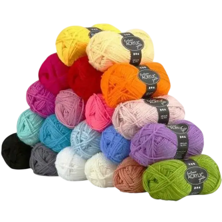 Creativ Company Fantasia Akrylgarn L: 80 m -20 st x 50 g