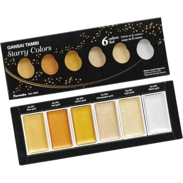 Zig Gansai Tambi Starry Colors 6 Set