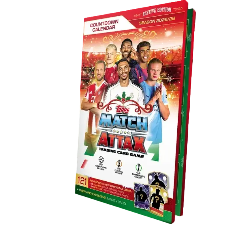 Topps Fotbollskort Julkalender UCL UEL UECL 2025 26 24 Mål