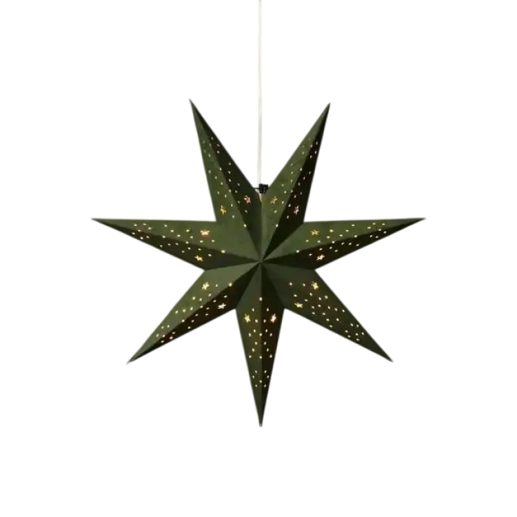 Konstsmide Grön Julstjärna