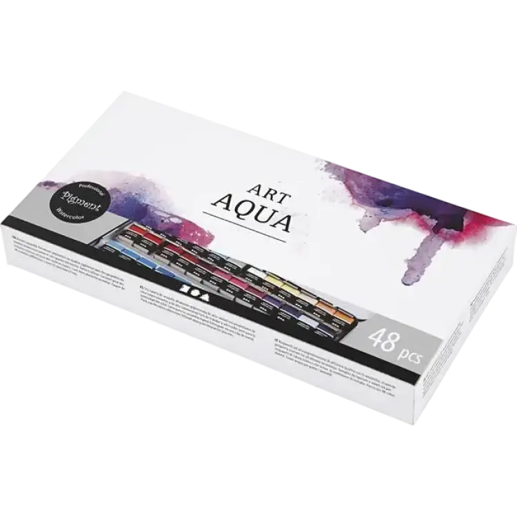 Creativ Company Art Aqua Watercolor Half Pan Standard Colours 48-pack