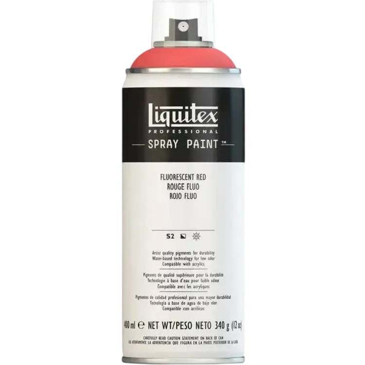 Liquitex Spray Paint Fluorescent Red 400ml