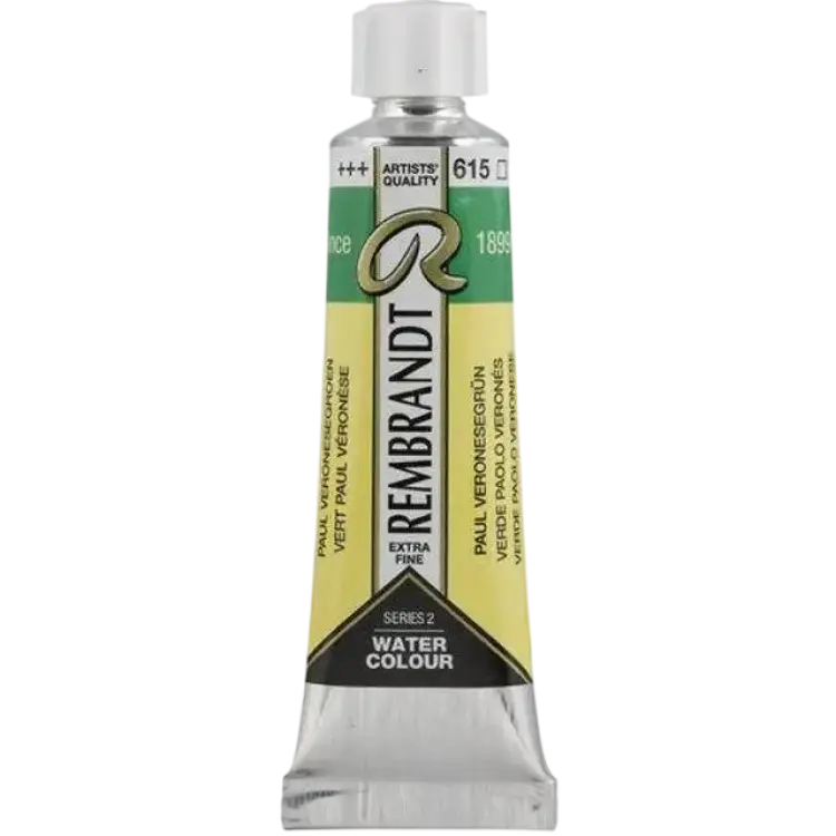 Rembrandt akvarellfärg 10 ml tub – Emerald Green 615