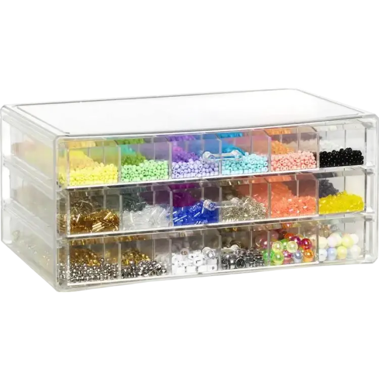 Panduro Formidabel Pärlmix 1000-Tals Glaspärlor Akrylpärlor