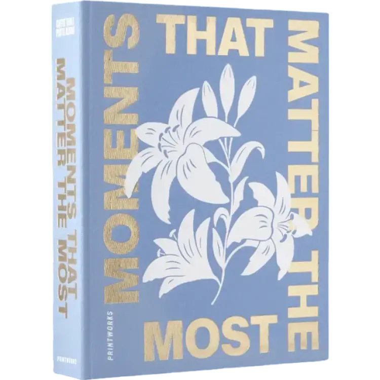 Printworks Moments That Matter the Most Light Blue Photo Album 30 33x27cm