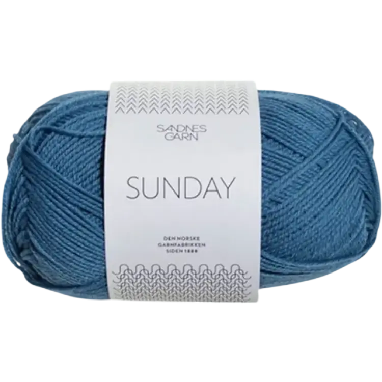 Sandnes Garn Sunday Mørk Himmelblå 235m