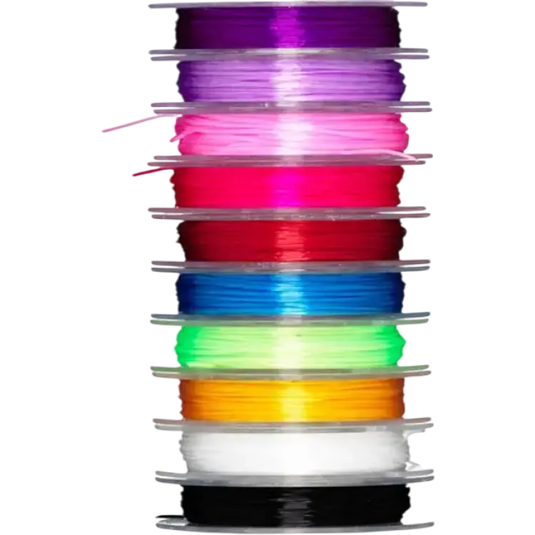 Panduro Elastisk Platt Smyckestråd Ø0 5 mm Mix